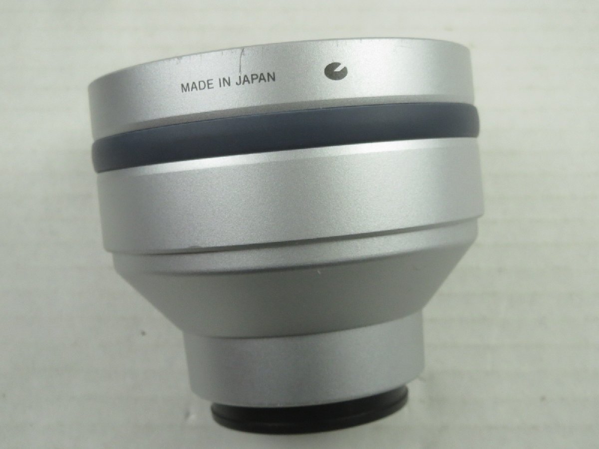 ♪SONY TELE CONVERSION LENS ×2.0 VCL-HG2037 テレコンバージョンレンズ ソフトケース付き♪中古ジャンク品_画像3