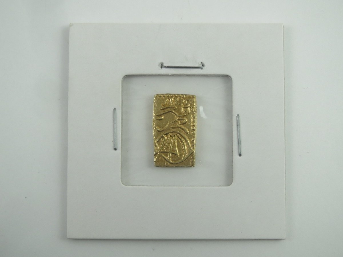 ♪天保一分判金 重さ約2.8g♪個人保管品_画像6