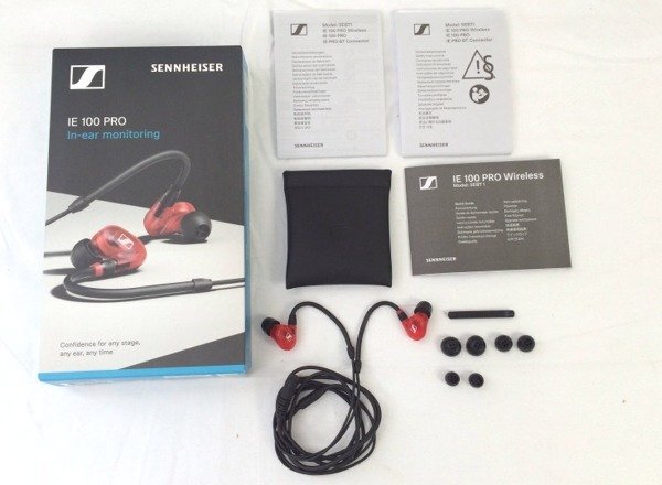 ☆☆SENNHEISER ゼンハイザー　有線　イヤホン　IE 100 PRO RED　カナル型　レッド☆USED品_画像1