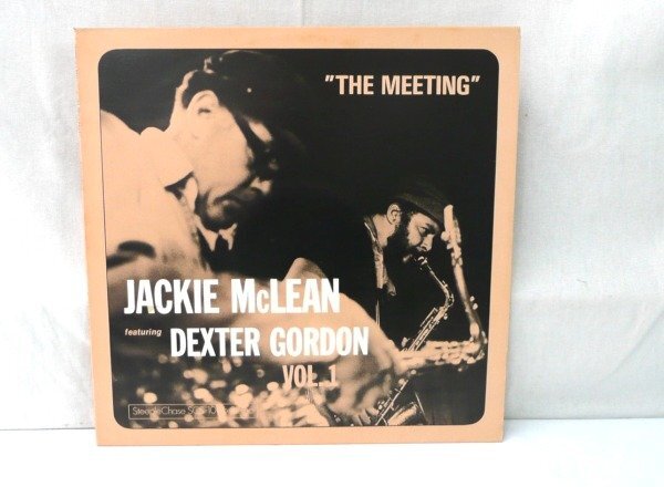 ☆☆LPレコード　THE MEETING　JACKIE MCLEAN featuring DEXTER GORDON　Vol.1　デンマーク盤☆USED/経年品_画像1