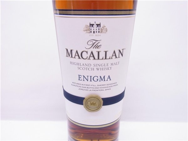 ◎ 未開栓古酒 ◎ The MACALLAN ザ・マッカラン エニグマ スコッチウイスキー 箱付き 700ml 44.9度 ◎保管品の画像7