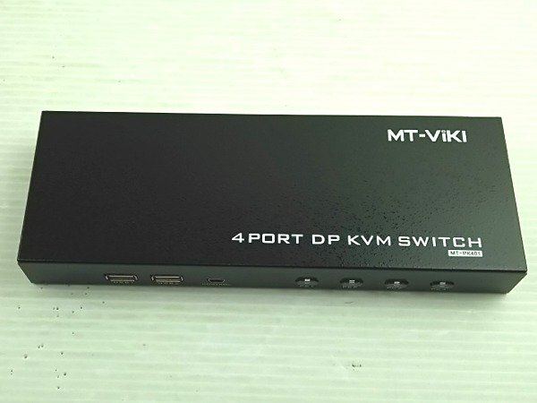 ♪DisplayPort 切替器 4 ポート MT-VIKI MT-PK401 KVM SWITCH スイッチ 現状品♪保管品_画像3