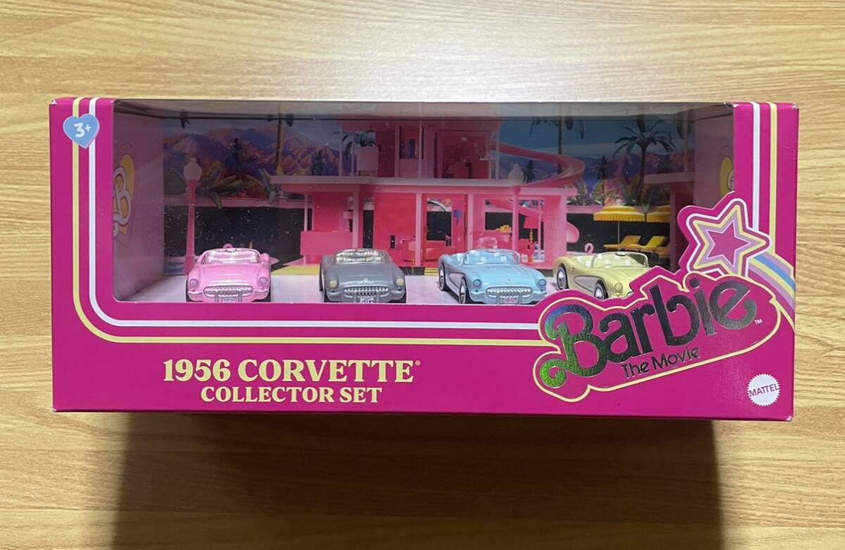 ホットウィール Barbie The Movie HotWheels 1956 Corvette バービー コルベット プレミアム コレクター セット _画像1