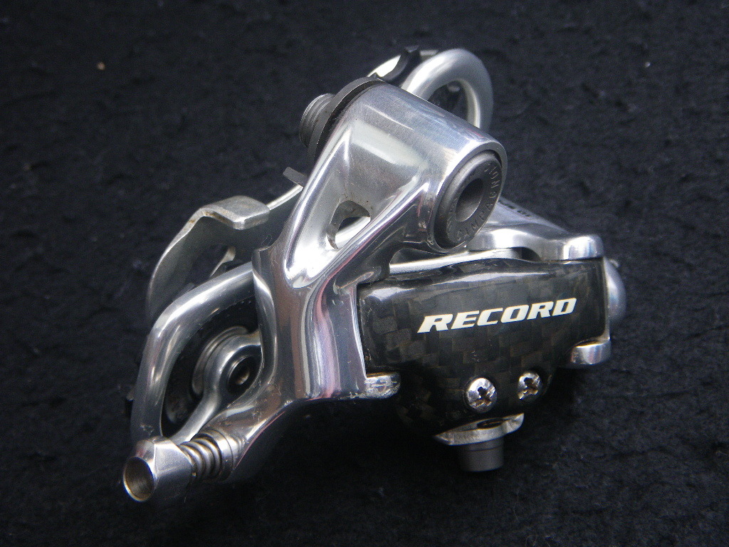 187g Campagnolo record titanium 10speed road‐bike 10速 10s リアディレイラー チタニウム カンパニョーロ ロードバイク