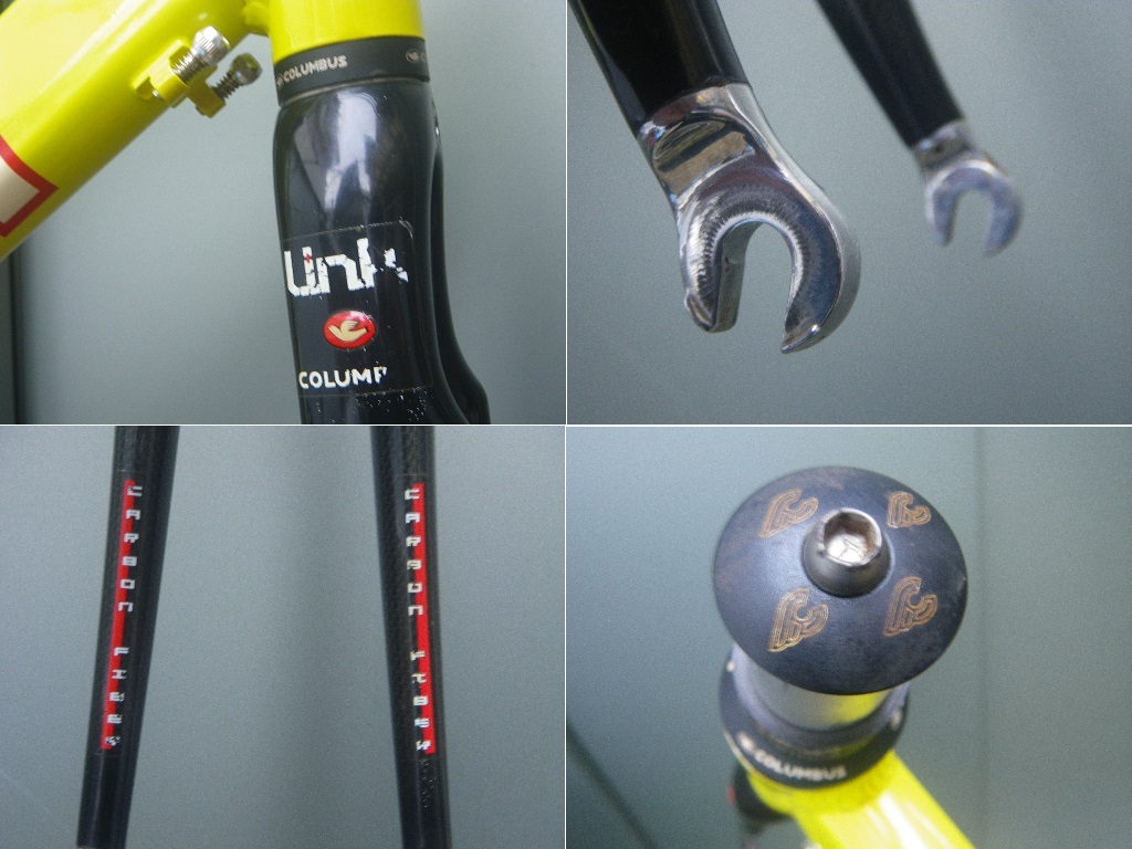 CINELLI　UNICA　alumi/carbon　COLUMBUS SQUADRA CORSE　BB: Campagnolo record　フレーム　チネリ ユニカ 　カーボンバック ロードバイク_画像10