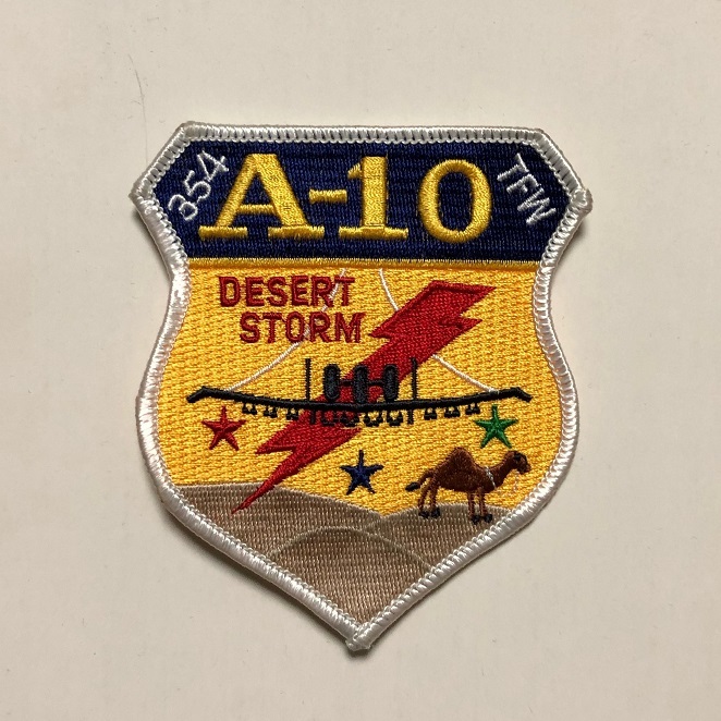 米空軍 A-10 354TFW 湾岸戦争 記念パッチの画像1
