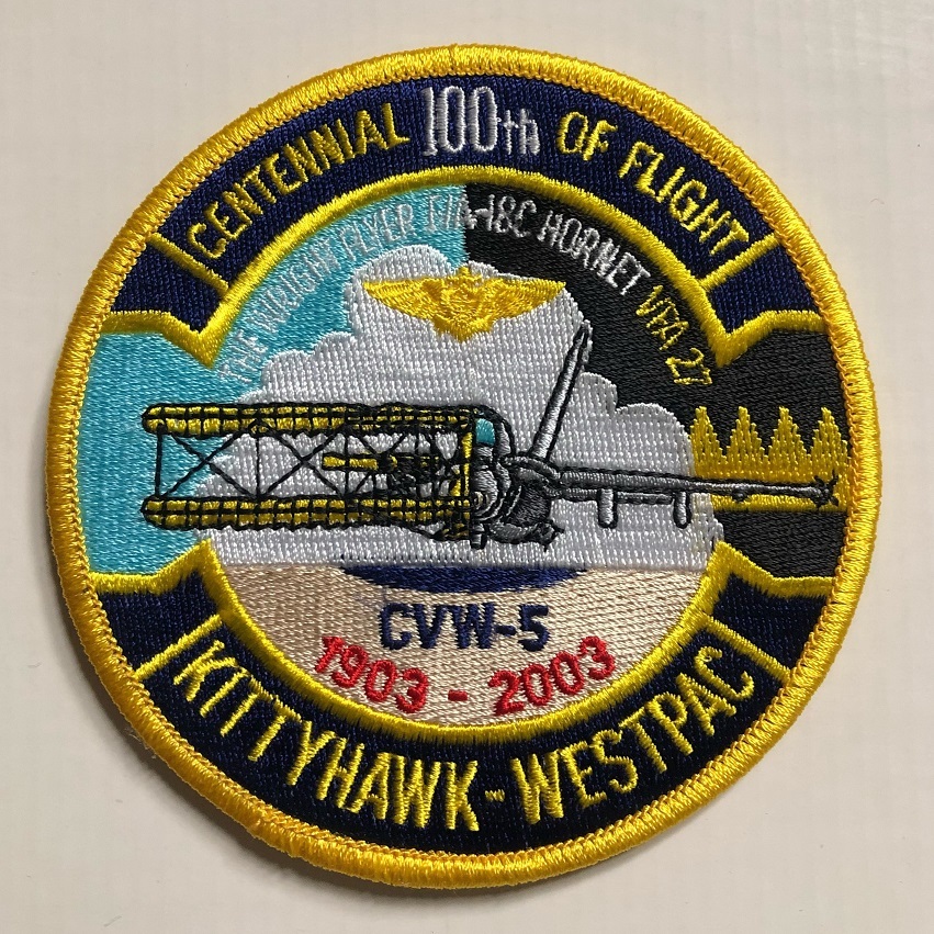 米海軍 VFA-27/CVW-5/CV-63 航空100周年 記念パッチの画像1