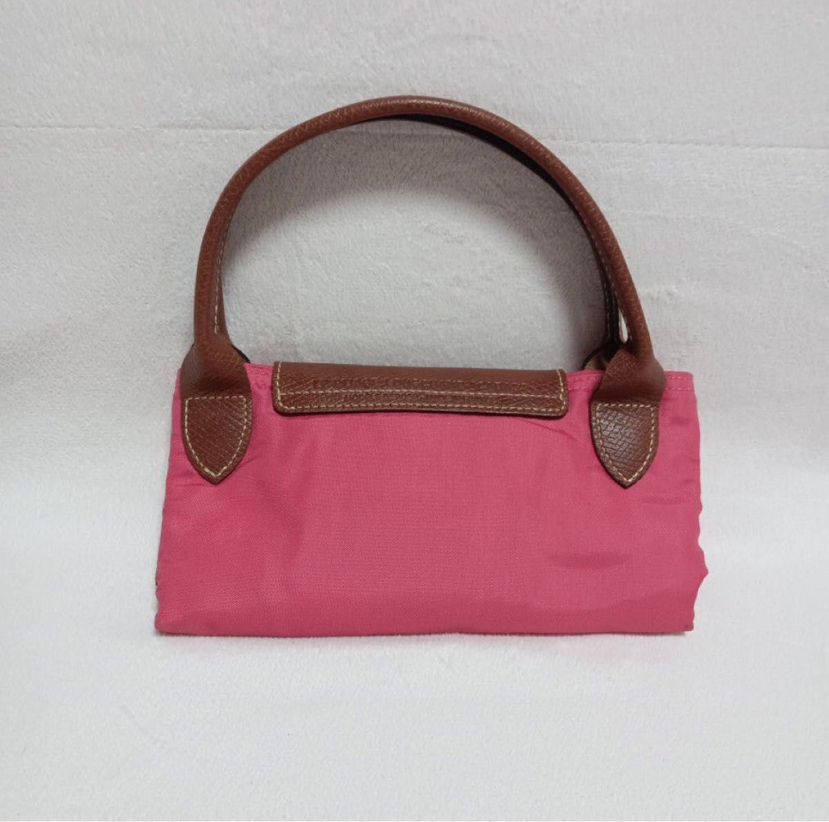 LONGCHAMP ロンシャン ハンドバッグ トートバッグ ナイロン プリアージュ PINK