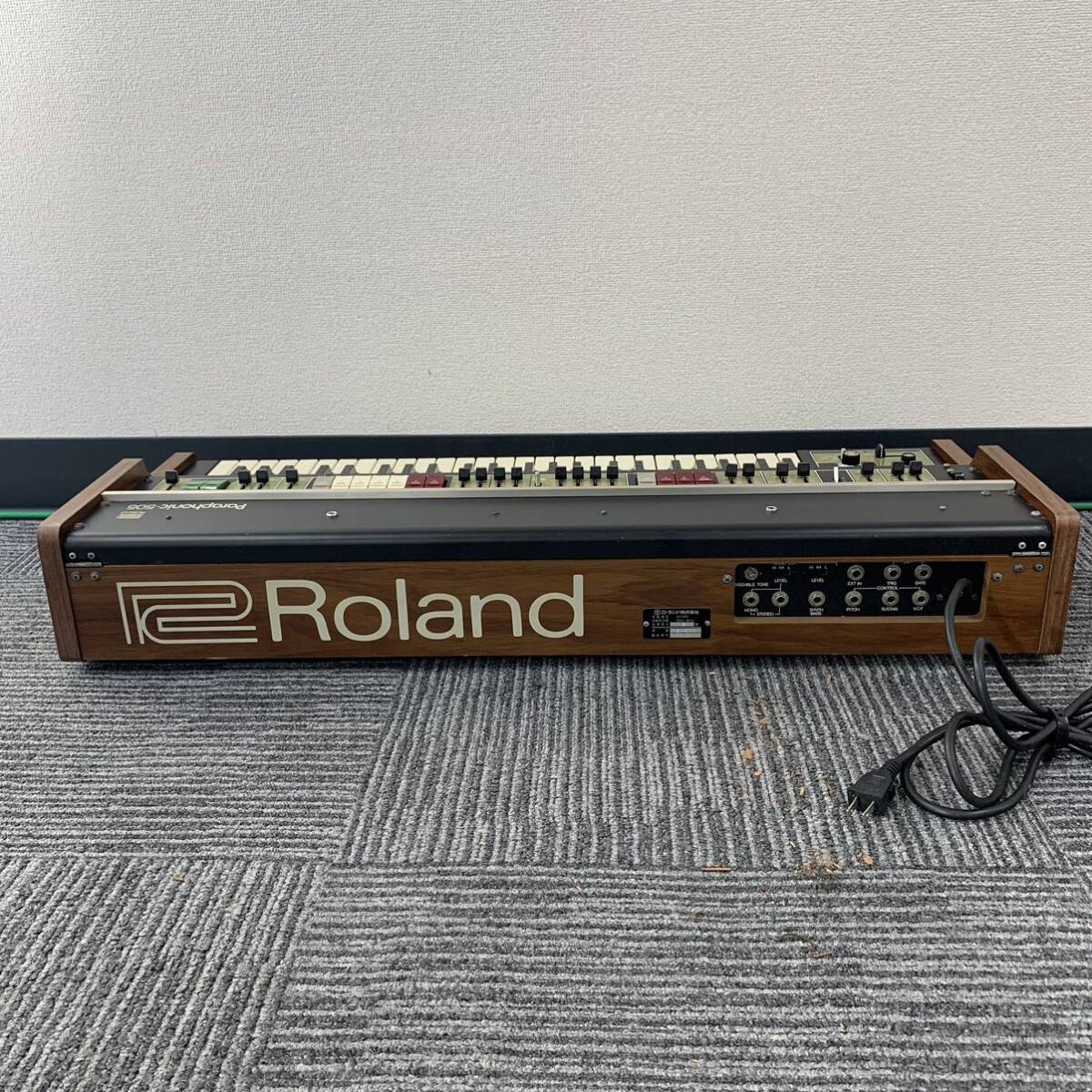 【Ia side】 Roland RS-505 シンセサイザー 音出し確認済み アナログシンセ ローランド paraphonic ベース ストリングス 1621-1の画像7