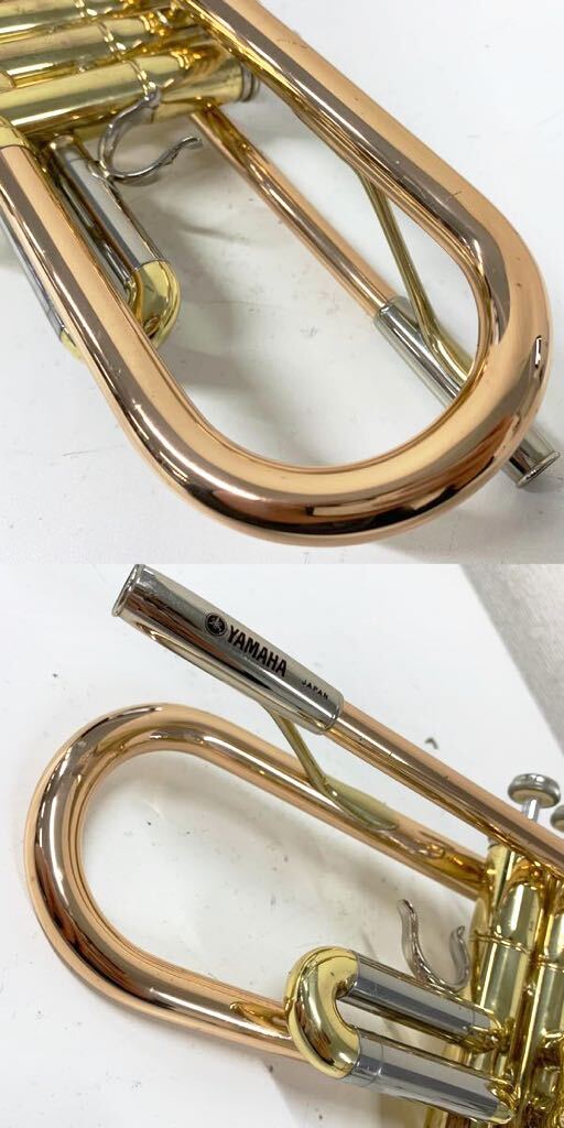 【Gt-12】 YAMAHA YTR-634 016458 トランペット ヤマハ 金管楽器 細かい傷多め 1598-67_画像4