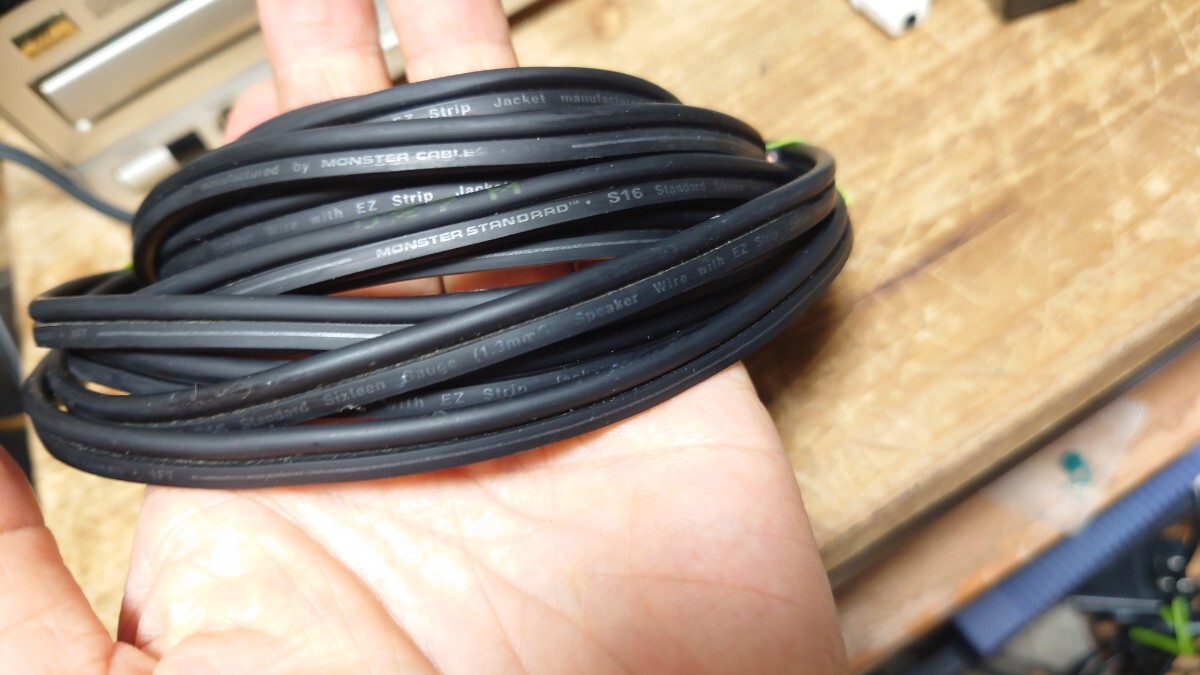 MONSTER CABLE speaker cable approximately 4.5m MONSTER STANDARD S16 used 