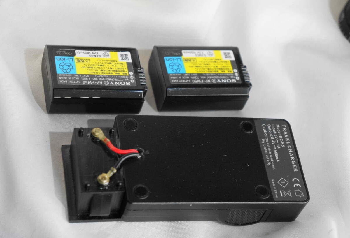  voltmeter attaching . remainder amount . generally understand. after market goods charger ( modified )DC-K5(USB 5V input ) battery NP-FW50 2 piece set 