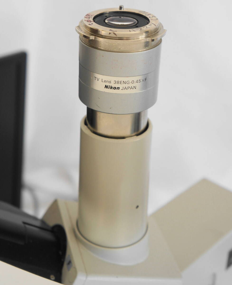 顕微鏡用 バヨネットマウント カメラアダプタ NIKON TV Lens 38ENG-0.45xF