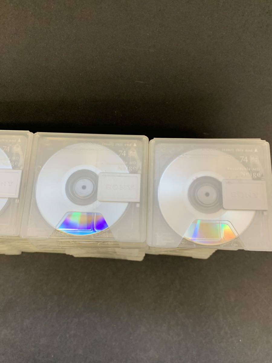 MD ミニディスク minidisc 中古 初期化済 SONY ソニー NEIGE 74 100枚セット 記録媒体 送料込み_画像4