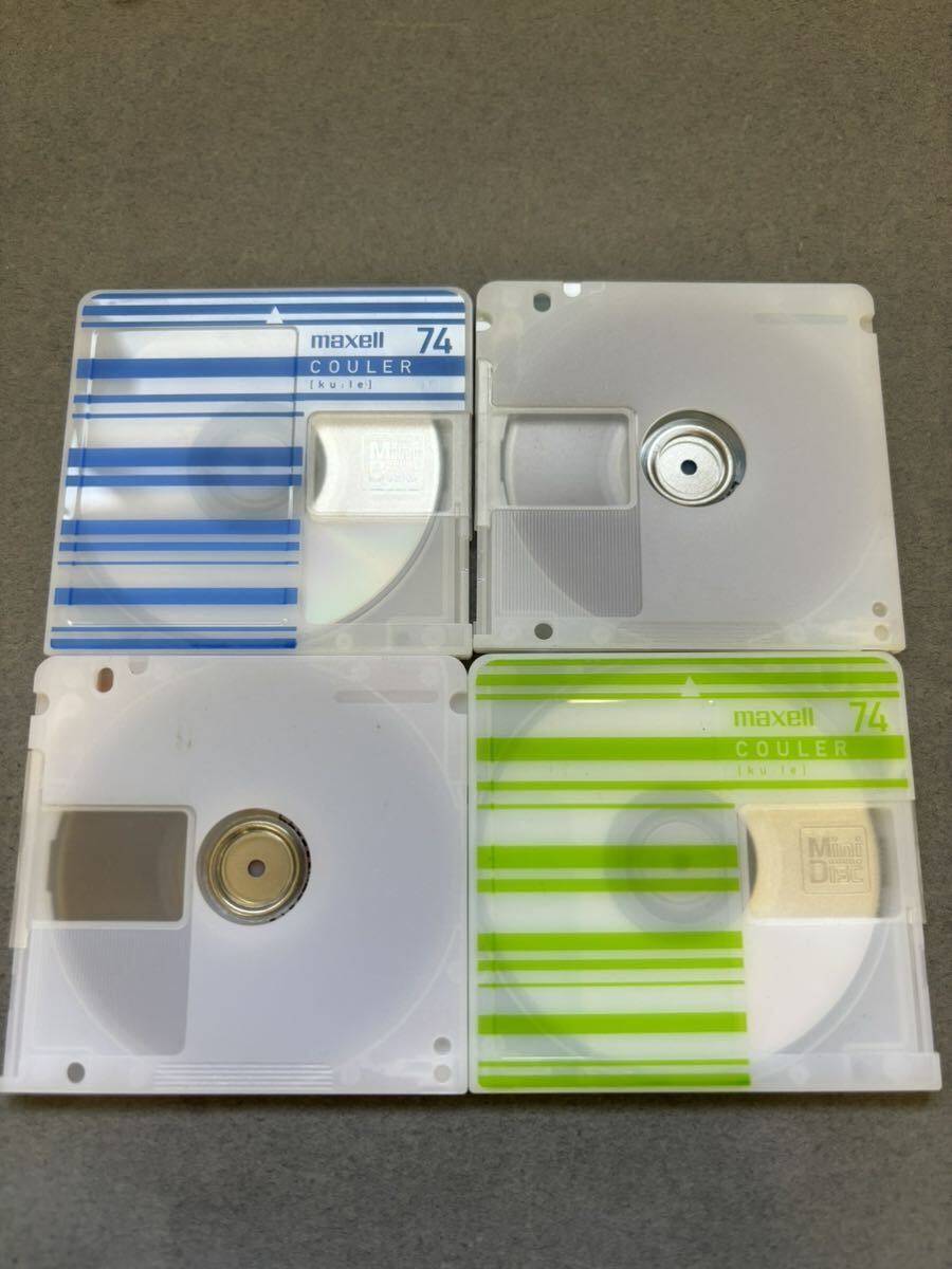 MD ミニディスク minidisc 中古 初期化済 マクセル maxell COULER 74 10枚セット_画像3