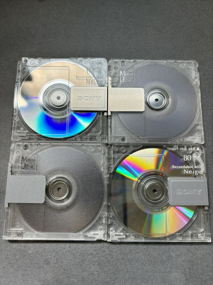 MD ミニディスク minidisc 中古 初期化済 SONY ソニー NEIGE 80 10枚セット_画像3