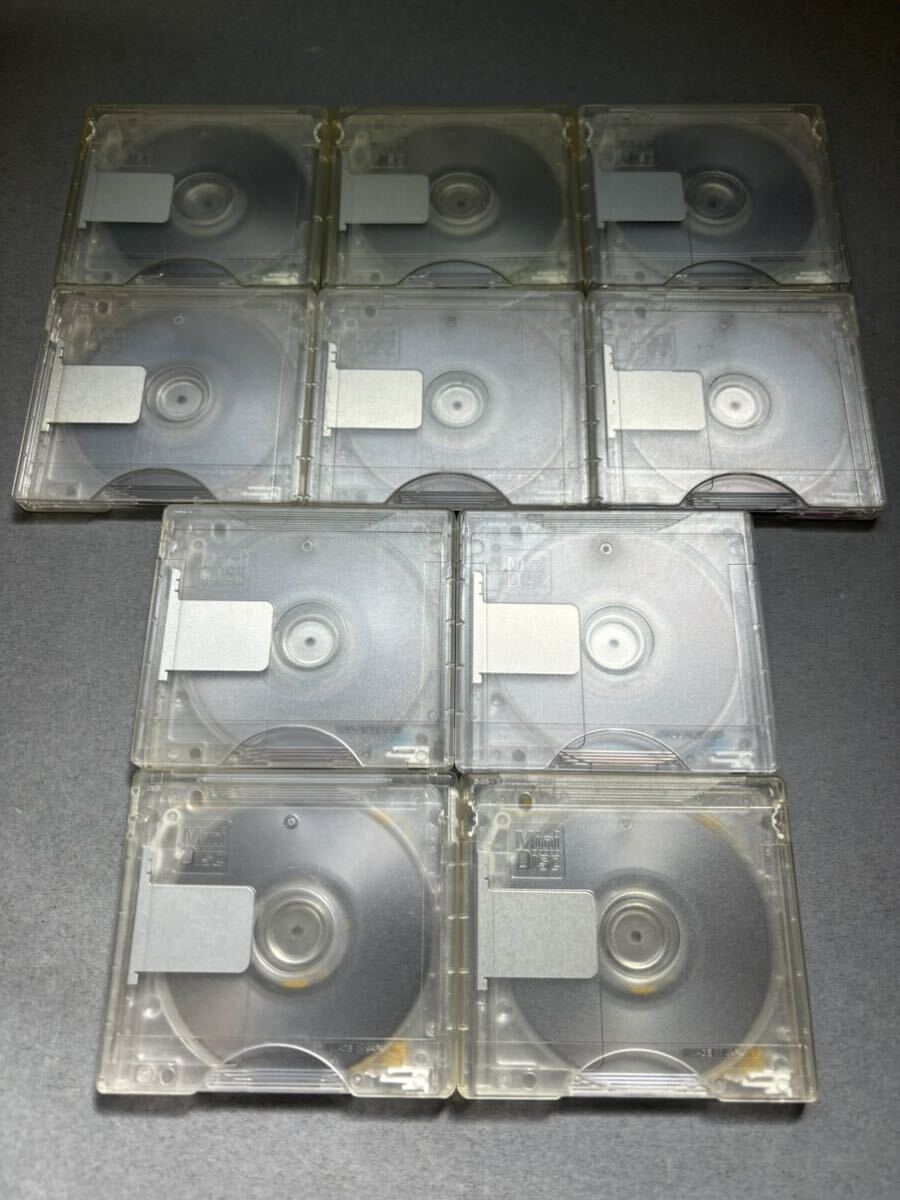 MD ミニディスク minidisc 中古 初期化済 DAISO ダイソー CUBE MIX 74 10枚セット_画像2