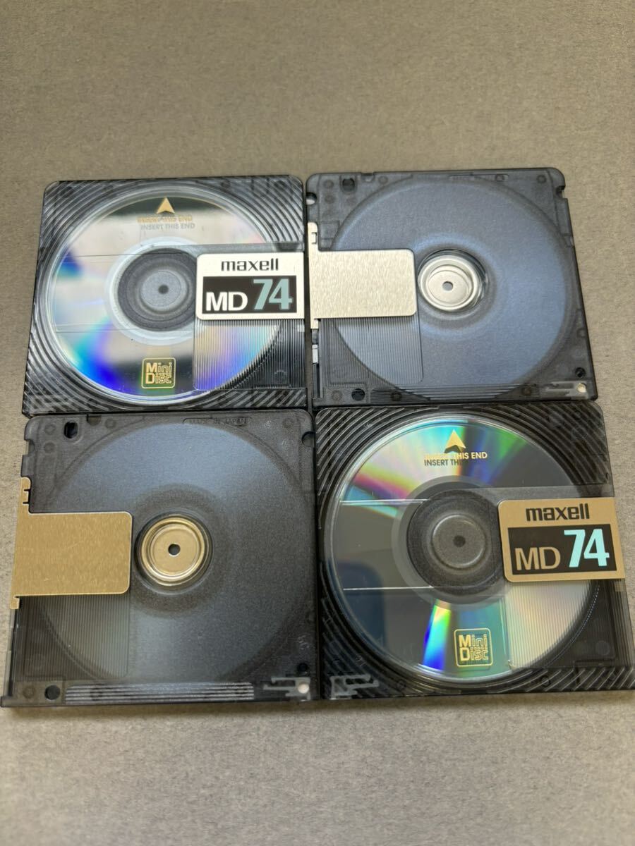 MD ミニディスク minidisc 中古 初期化済 マクセル maxell 74 10枚セットの画像3