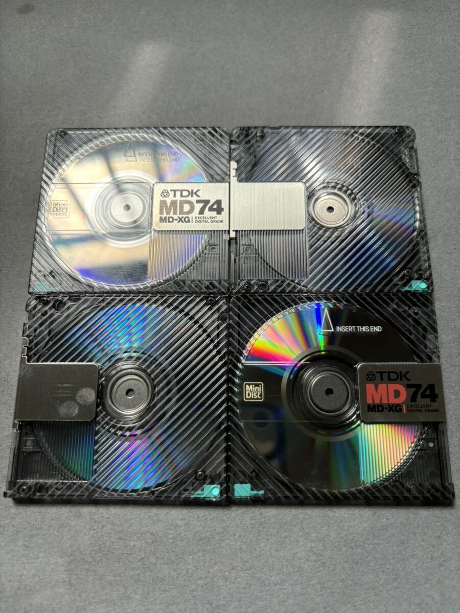 MD ミニディスク minidisc 中古 初期化済 TDK MD-XG 74 10枚セットの画像3