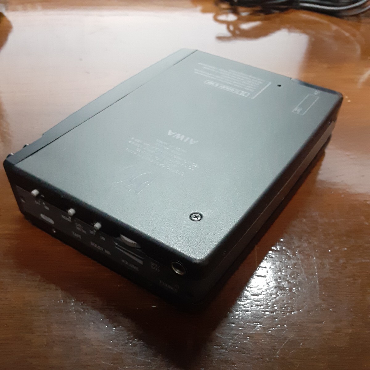 【ジャンク品】 AIWA HS-P30 ステレオ カセットプレーヤー WALKMAN ウォークマン アイワ STEREO CASSETTE PLAYER AC-207_画像7