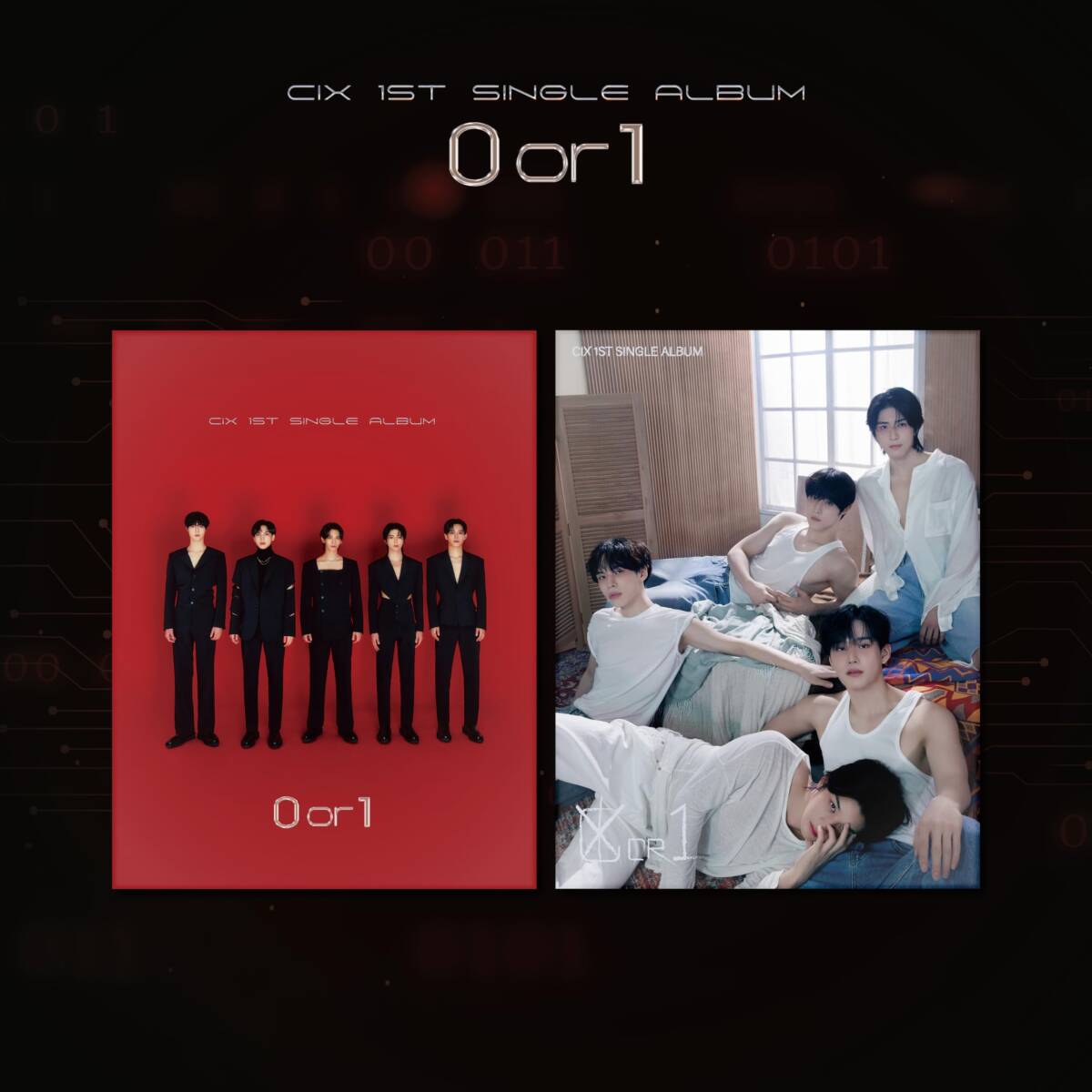 CIX 1st Single Album '0 or 1'（韓国盤）(中古品)_画像1