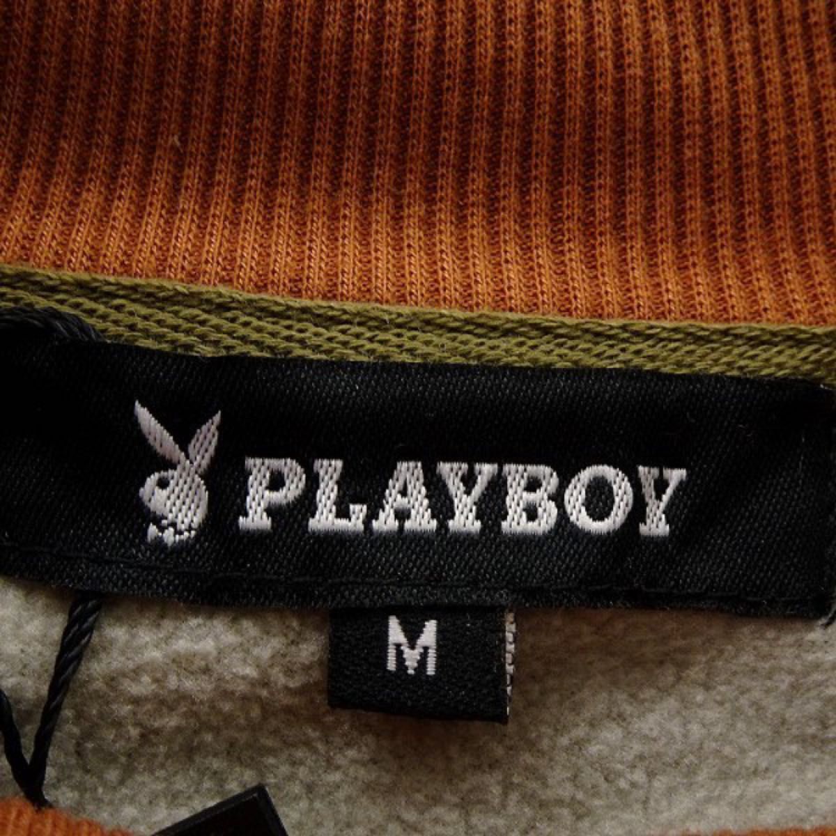 プレイボーイ モックネック スウェット PLAYBOY トレーナー プルオーバー