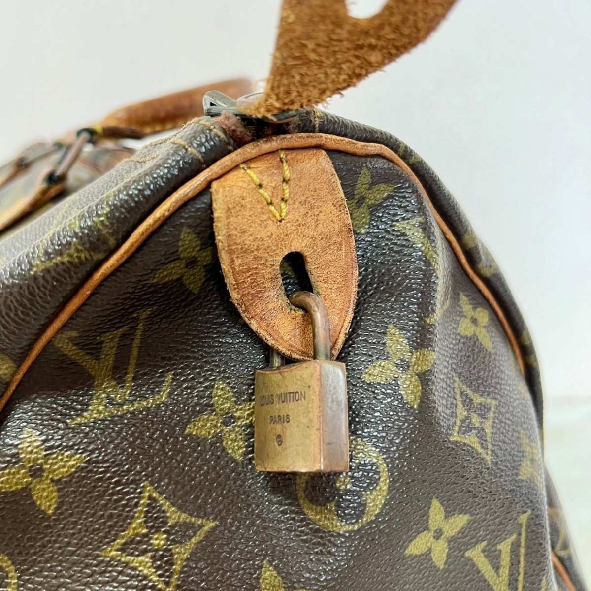 1円スタート LOUIS VUITTON ルイ・ヴィトン ルイヴィトン スピーディ 40 M41106 モノグラム ボストンバッグ ハンドバッグ ブラウン LV_画像4