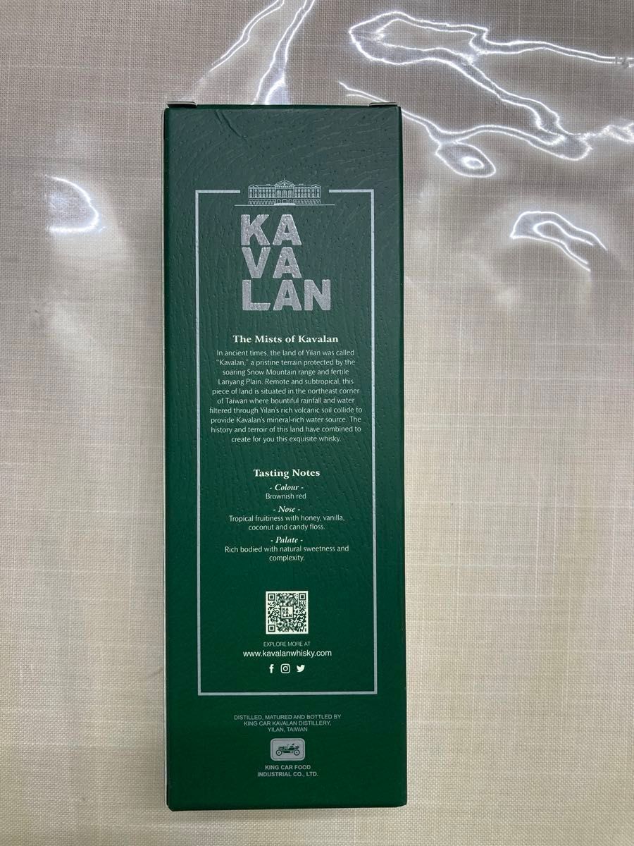 カバランKAVALAN  コンサートマスター　ポートフィニッシュ　200ml  ウイスキー　台湾