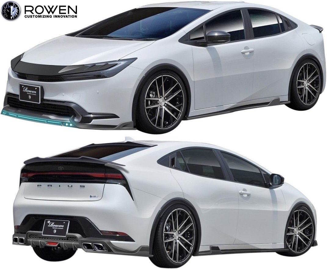 【M’s】 トヨタ 60系 プリウス MXWH6# ZVW6# (2023.01-) ROWEN ルーフスポイラー ルーフウイング ロエン 60 PRIUS 新型プリウス 1T054R00_画像5