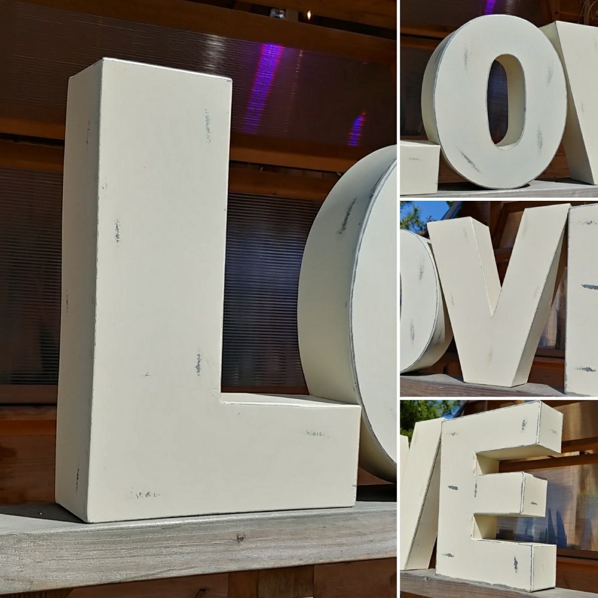 ＬＯＶＥ 切り文字/ラブ 英字（クリームホワイト）立体看板 #Ｌ#O #V #E/#ウォールデコ#店舗什器#壁掛け/置き型#看板_画像5