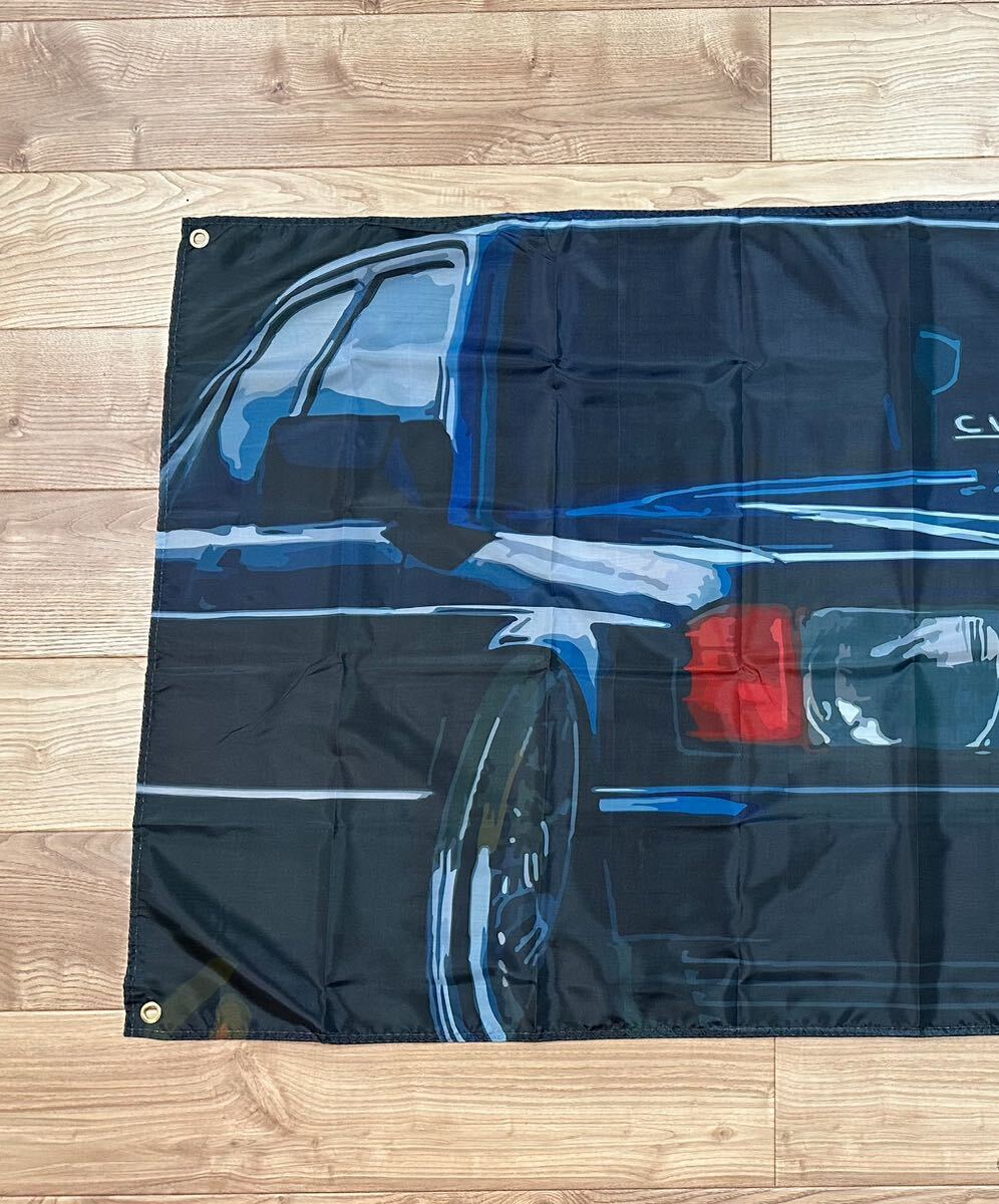 約150x90cm メルセデスベンツ 特大フラッグ バナー タペストリー 旗 ガレージ装飾 Mercedes-Benz ベンツ BMW 店舗装飾 AMG_画像3
