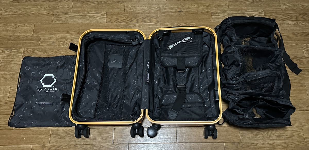 注目の福袋！ 【美品・送料込み】SOLGAARD Carry-on（機内持込39L