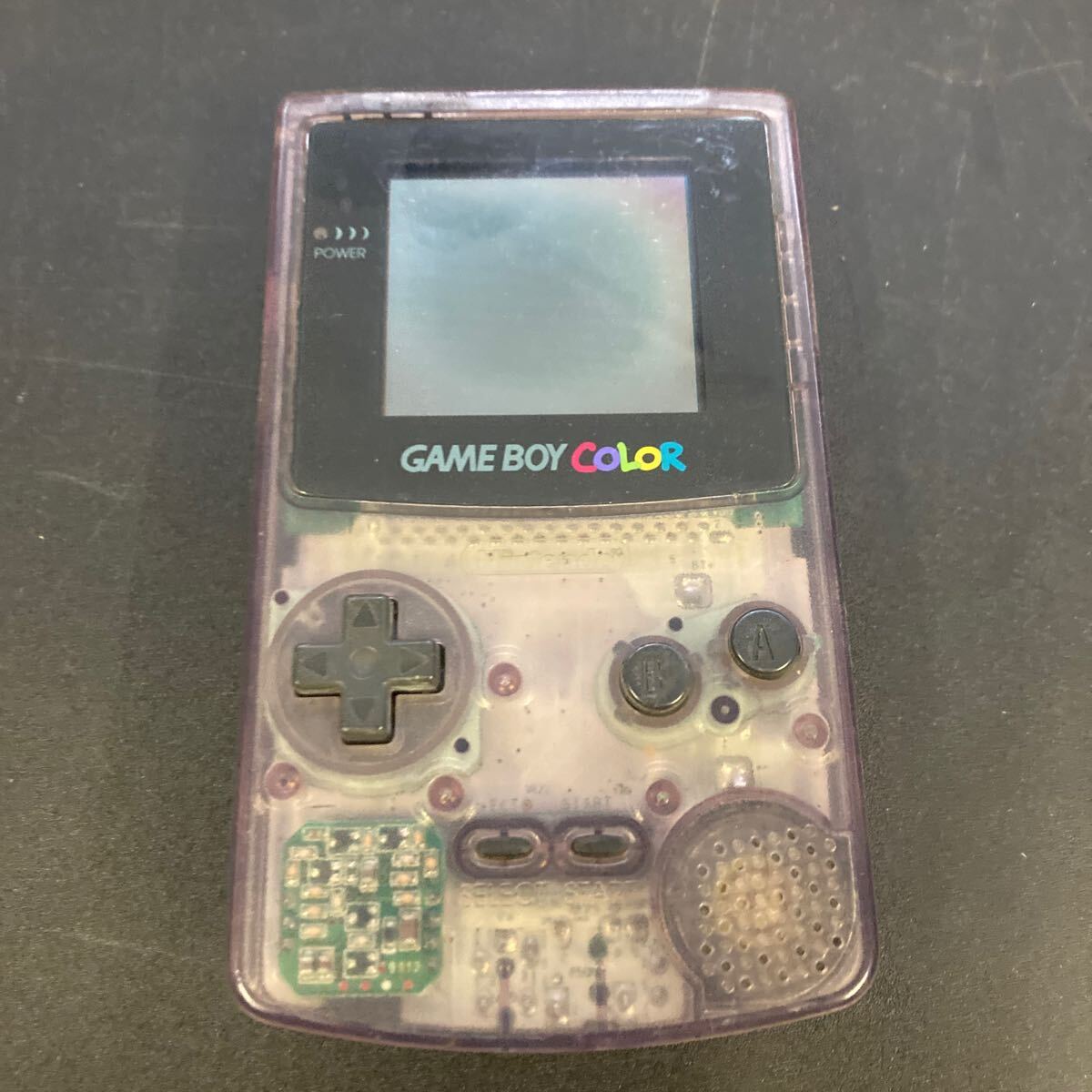 Nintendo 任天堂 CGB-001 GAME BOY COLOR ゲームボーイカラー クリア レトロゲーム_画像1