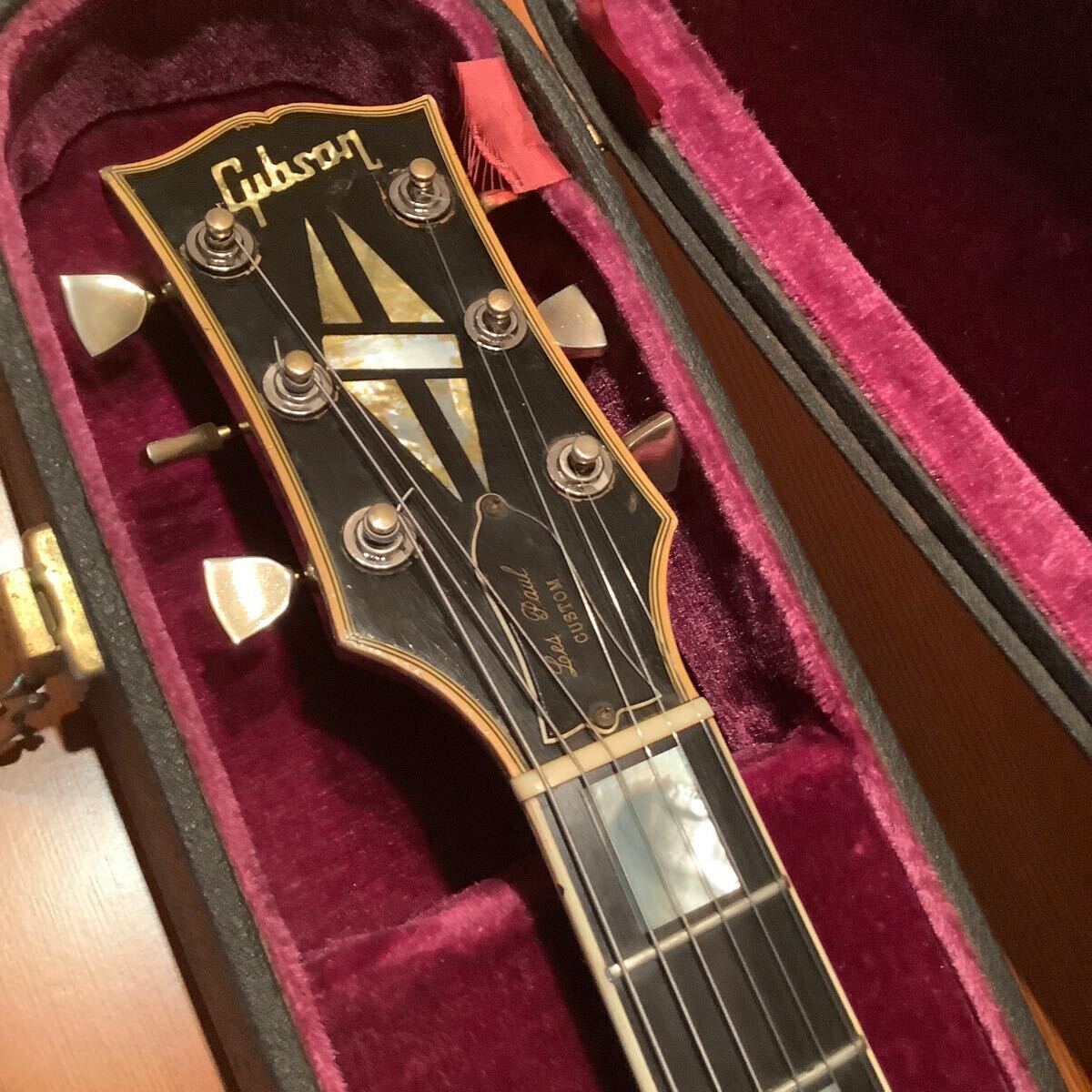 ギブソン レスポール Gibson Les Paul custom shop ブラック の画像3