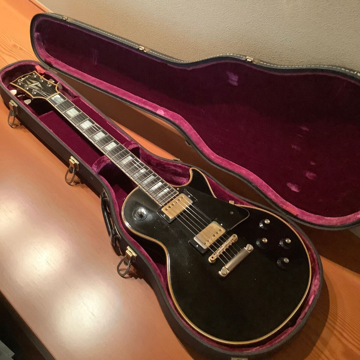 ギブソン レスポール Gibson Les Paul custom shop ブラック の画像1