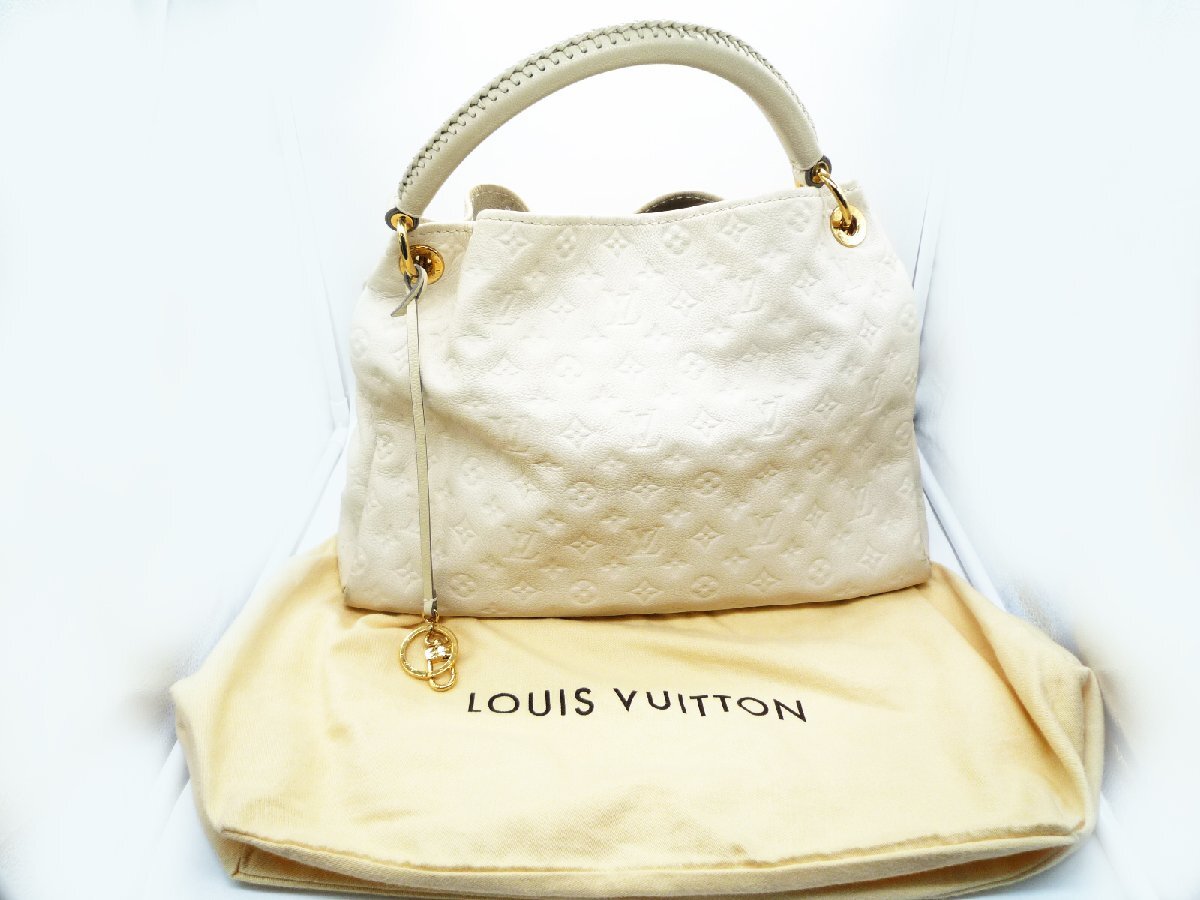 ★LOUIS VUITTON ルイヴィトン モノグラムアンプラント アーツィーMM ショルダーバッグ 白 保存袋付き★/H_画像1