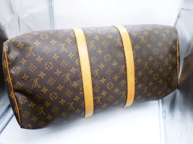 ■Louis Vuitton ルイヴィトン モノグラム キーポル 50 ボストンバッグ FL1010 カデナ付■/A_画像3