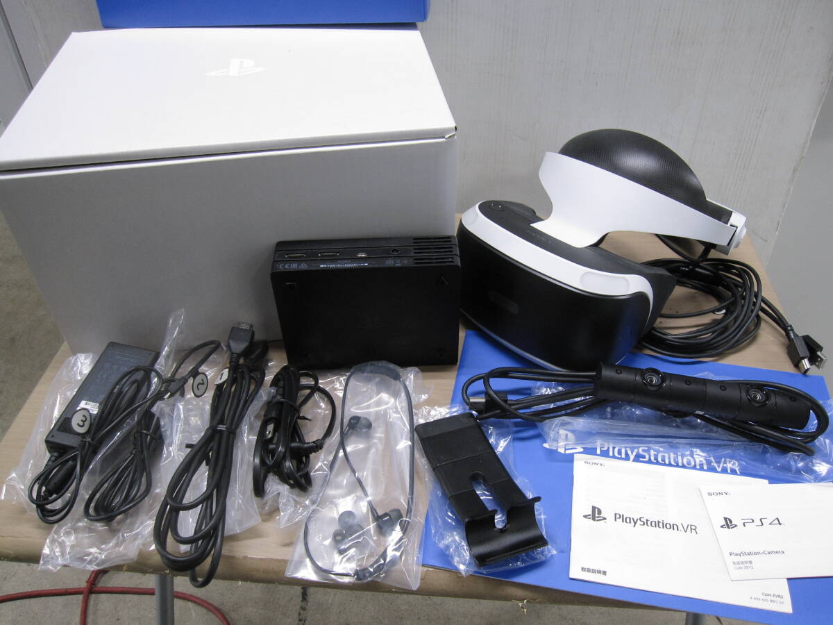 PlayStation VR プレステーション　VR HEADSET SONY ソニー　CUH-ZVR2 元箱付き_画像1