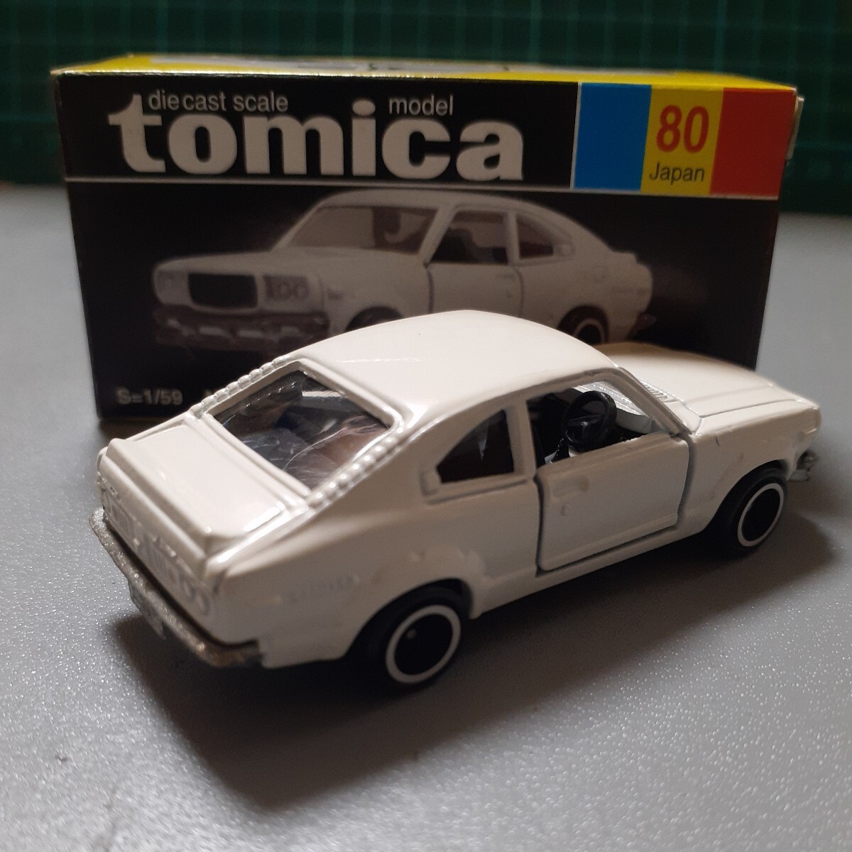 ☆ 新品未使用 ☆ 当時物トミカ No.80-2 ☆ マツダ サバンナ GT ホワイト ☆ 1/59 ☆