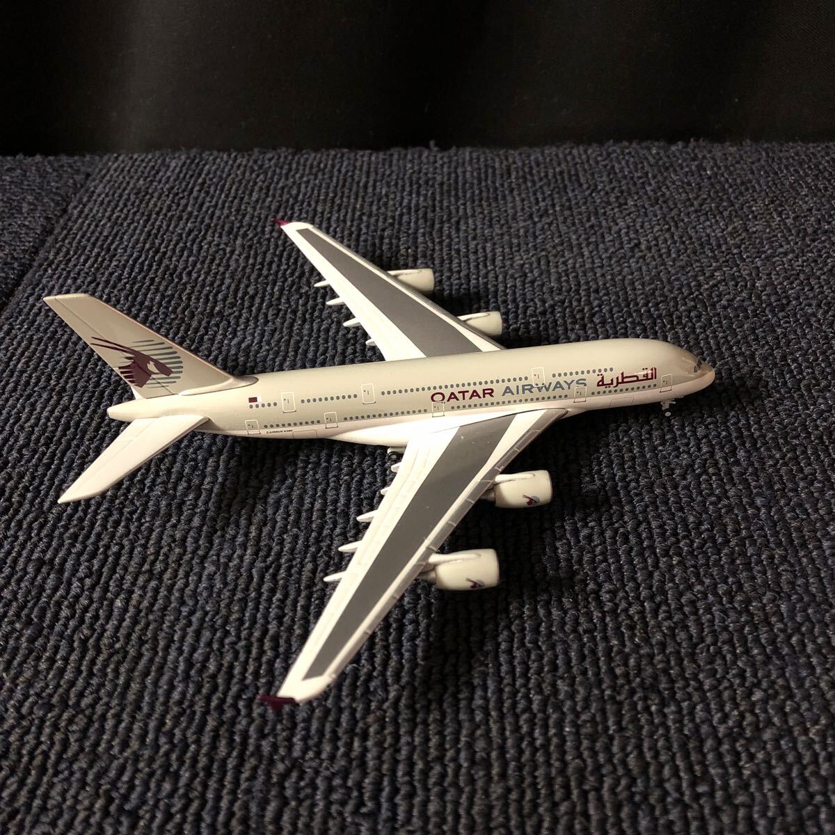 ヘルパ カタール航空 エアバス A380 514361 1/500 herpa ボーイング BOEING JAL 飛行機 模型モデル J30_画像2