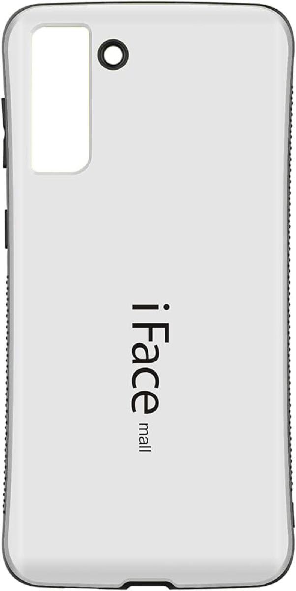 iFace mall Galaxy S21 Plus ケース SCG10 カバー ストラップホール 耐衝撃 ホワイト