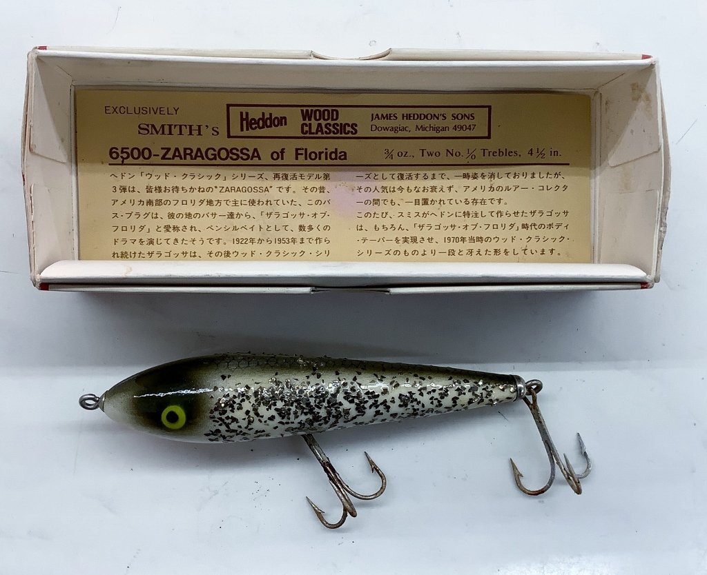 ヘドン ウッド クラッシック No 6500 ZARAGOSSA【中古Ｃランク】Heddon Wood Basser Head-On Basser 吹き目の画像1