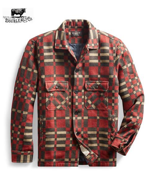 新品*RRL*ジャカード オーバーシャツ*S* ダブルアールエル www