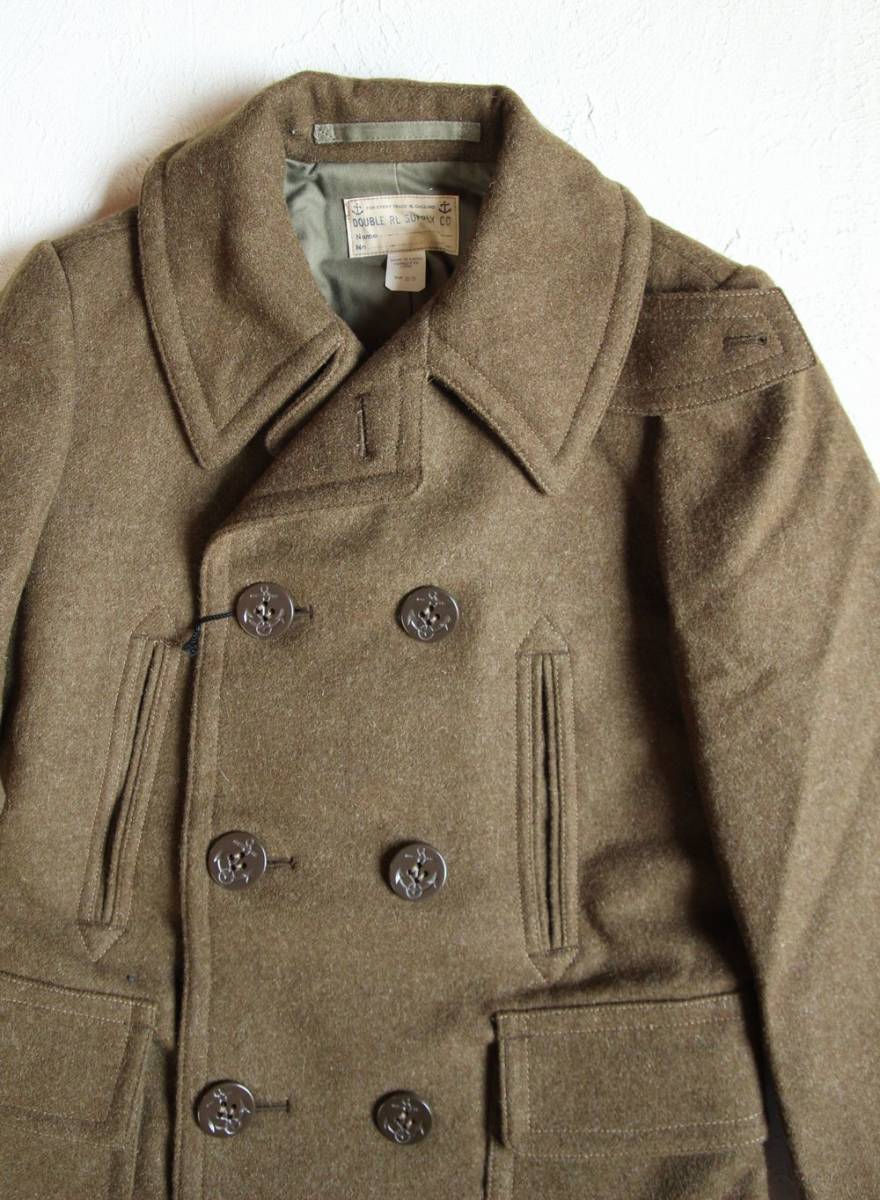 代引可】 RRL ダブルアールエル ウール ピーコート kuwanomi.com