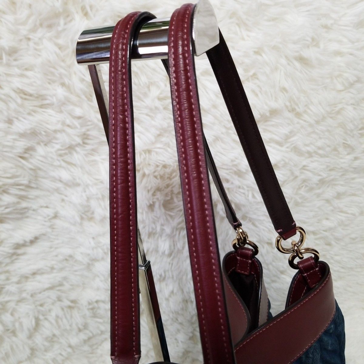 COACH コーチ キルティングデニム レクシー ショルダーバッグ COACH コーチ キルティングデニム レクシー ショルダーバッグ