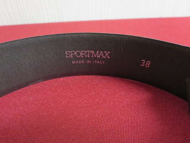 ★SPORTMAX★ スポーツマックス ベルト サイズ 38の画像2