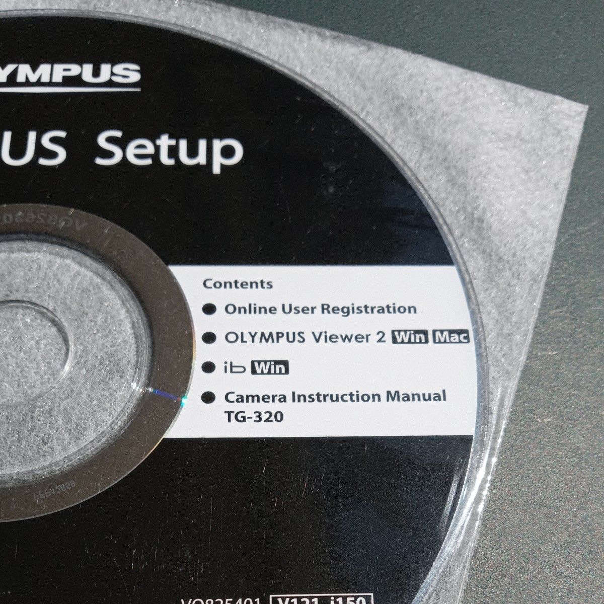 TG-320用 セットアップ用 CD - ROM オリンパス