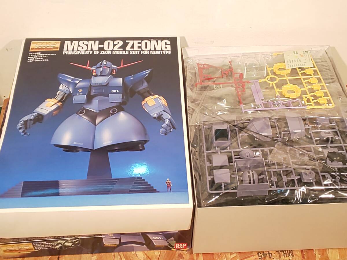 * unopened * not yet constructed * master grade *MG*1/100*MSN-02*ji Ongg * Mobile Suit Gundam *ZEONG*