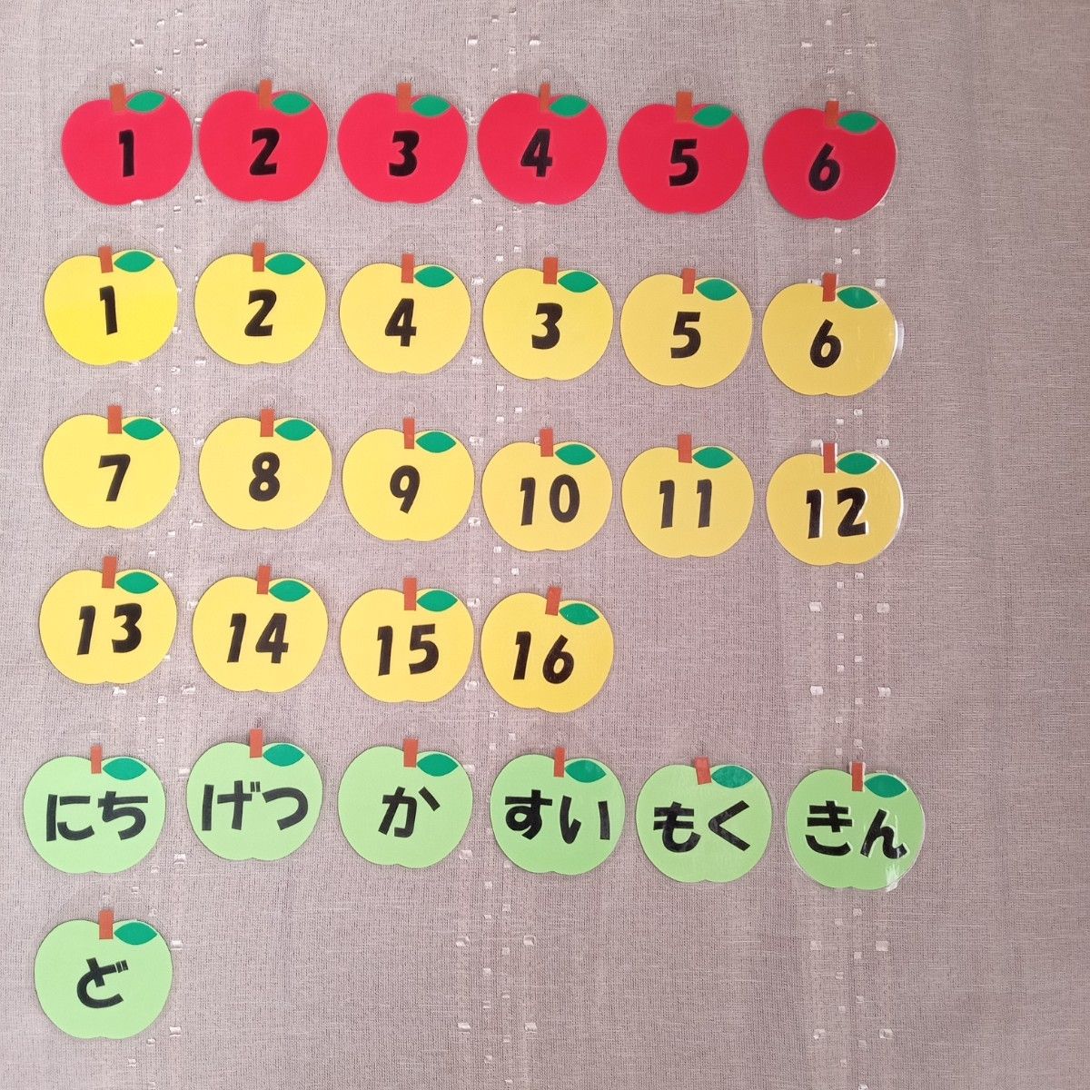 ▲B-りんご※/日英3/日めくりカレンダー
