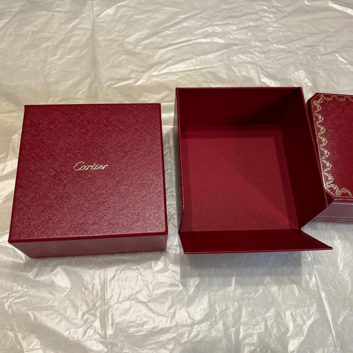カルティエ ラブブレスレット 空箱 ケース ブレスレットケース BOX 空き箱 箱 化粧箱 ラブブレス Cartier リボンの画像7